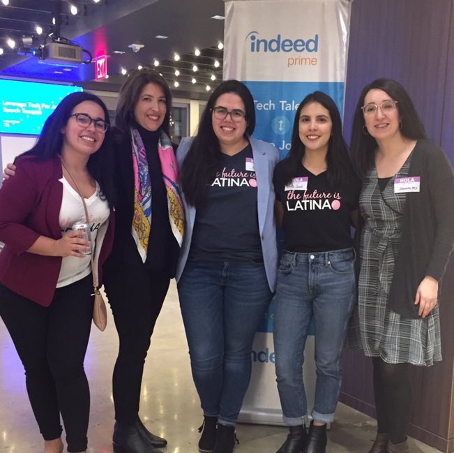 Mora_Jas's tweet photo. Packed house at @latinas_tech #NYC meetup @indeed. Gracias Indeed for hosting Latinas in Tech! https://t.co/0o0FLolgZp