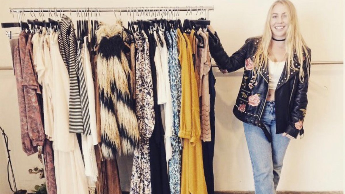 FIDM's tweet image. Caitlin Conlee, a Merchandising &amp;amp; Marketing Alumna, came to #FIDMLA to share how she moved her way up at @REVOLVE. She started as an executive assistant and is now a Buying Merchandising Manager for Alliance Apparel. Learn more about what she does: bddy.me/2SbGNKY