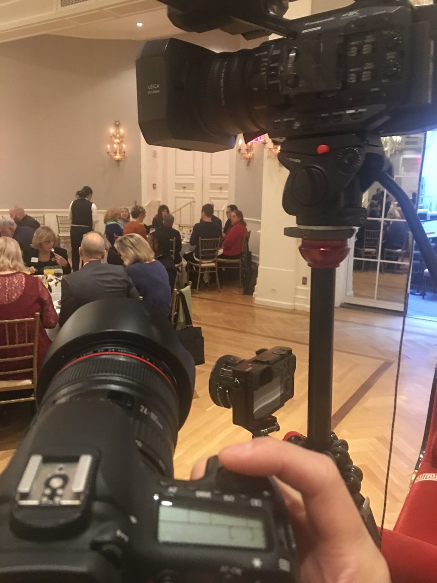 jimchannyc's tweet image. It’s a multicam day! Covering an award ceremony