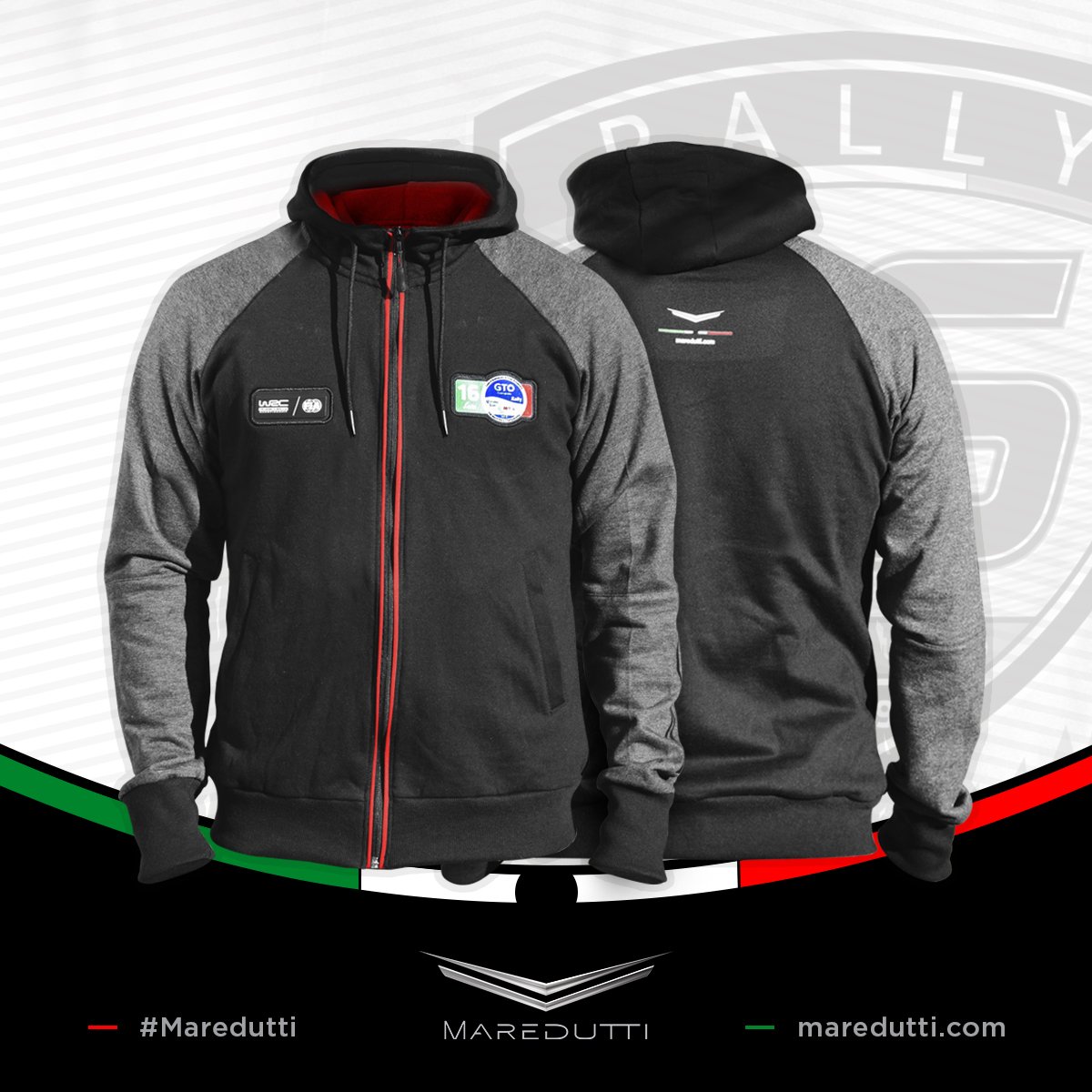 MAREDUTTI's tweet photo. Diseñada para las mañanas frescas esperando la hora de la competencia del @RallyMexico 🇲🇽 🏁 excelente calidad, suave y ajuste perfecto. Sin duda, será tu hoodie 😎 favorita. #Maredutti https://t.co/iqbVLHL2de