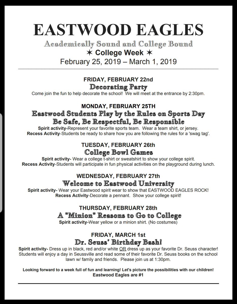 Eastwood PTA (eastwood_pta) Twitter