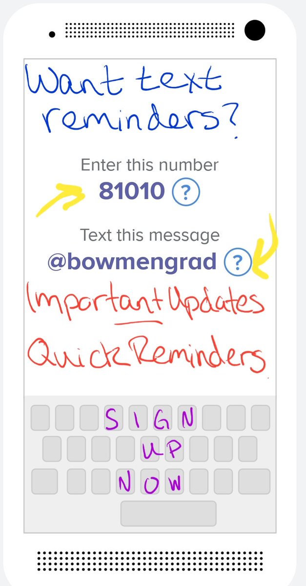 2019GradNight's tweet photo. @2019GradNight and @Sherwood_Bowmen get 2019 Grad Night info via text!! https://t.co/rx6mXwgwv8