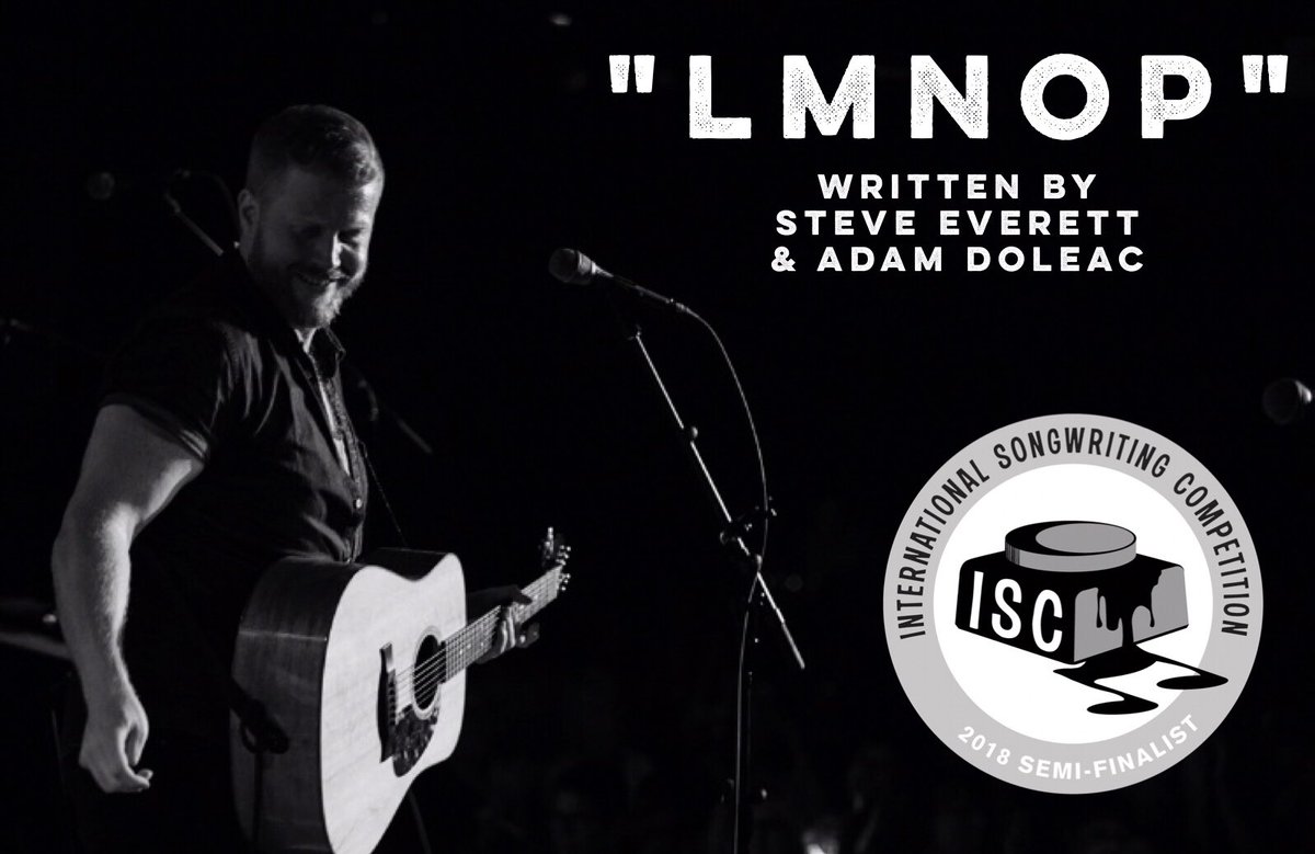 SteveREverett's tweet photo. I'm very proud to have written this song with my friend @AdamDoleacMusic last year for #HonestGraft and I'm just as proud to be nominated for song of the year at the #ISC2018 https://t.co/lupiCDOWvd