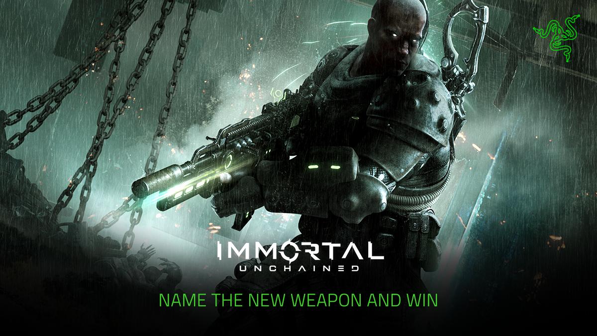 Supersonic hastighed blande Ham selv R Λ Z Ξ R on Twitter: "Ready up to unleash power on the worlds in  @ImmortalTheGame—here's your chance to name a new, unreleased weapon and  score 1 of 5 game keys.