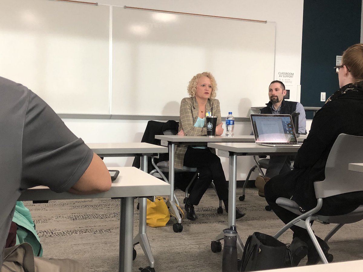 slcmayor's tweet photo. Excited to be at @UUtah for an open discussion with masters students about the challenges and promises of addressing inequity through public policy such as the #EqualRightsAmendment, affordable housing (#GrowingSLC), and public transit. https://t.co/chyqsQ3pDb