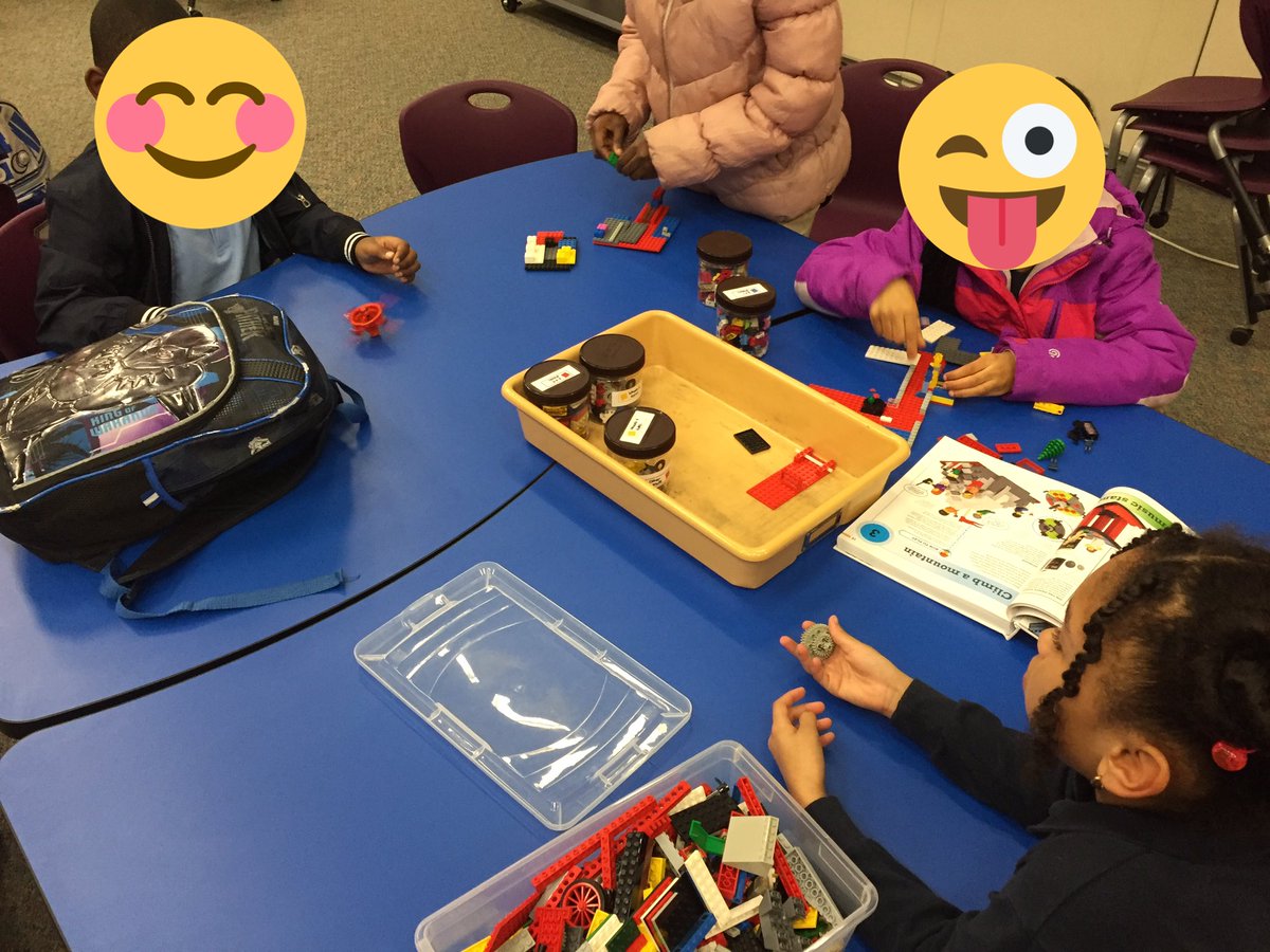 HMQLibrary's tweet photo. Lots going on in #EarlyLibrary today- https://t.co/fRH1JAciId , @LEGO_Group building, @realUNOgame cards, and #makerspace decorating shelf markers. @Alief_Libraries https://t.co/kwtpWixqO3