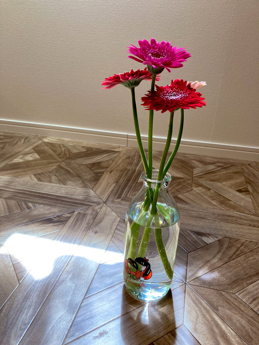 TPmania's tweet photo. 引っ越してからお花飾りたい…お花飾りたい…と思っていたのに、数ヶ月何もできず。やっと飾れたぁぁぁぁ🤗🌷なんかホワッとした☺️✨ https://t.co/OyNUwlof46