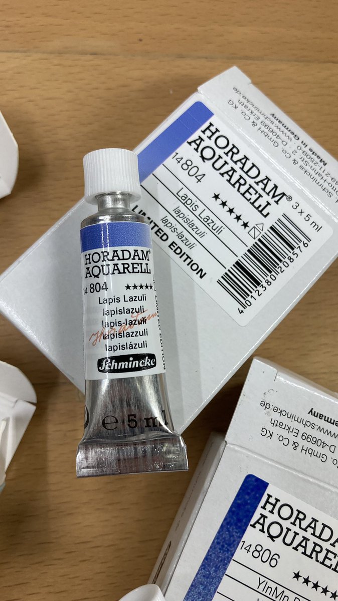 シュミンケ ムッシーニ油絵具 リミテッドエディション　ラピスラズリ　15ml シュミンケ ムッシーニ油絵具 リミテッドエディション(限定色) 15ml (4