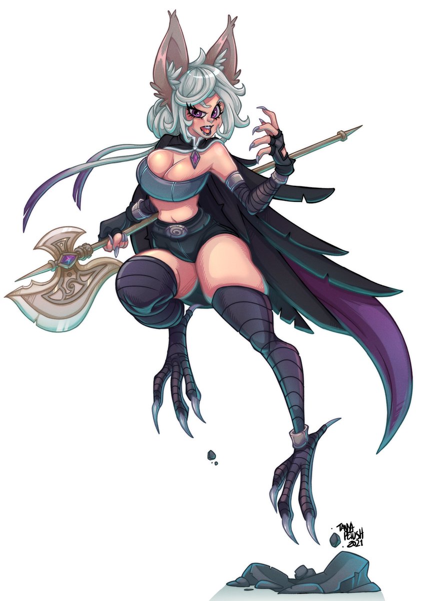 First commish ready! This is Gale. She belongs to <a href="/omnicons/">Hazel</a> 💗 I just love her characters design. 💕
#DnDCharacter #DnD #MonsterGirl #CharacterArt #CommissionArt