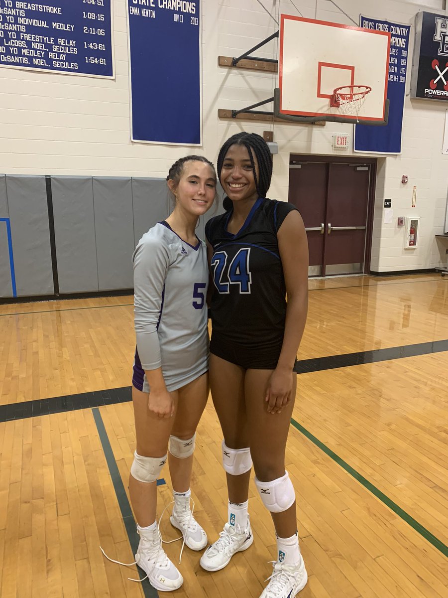 It was weird being on opposite teams, but it was great to see you outside of basketball. Oh…and yes, HB won!😂❤️<a href="/MorganGillis8/">Morgan Gillis</a> <a href="/BDS_Basketball/">BDS Basketball</a> 🏐🏀