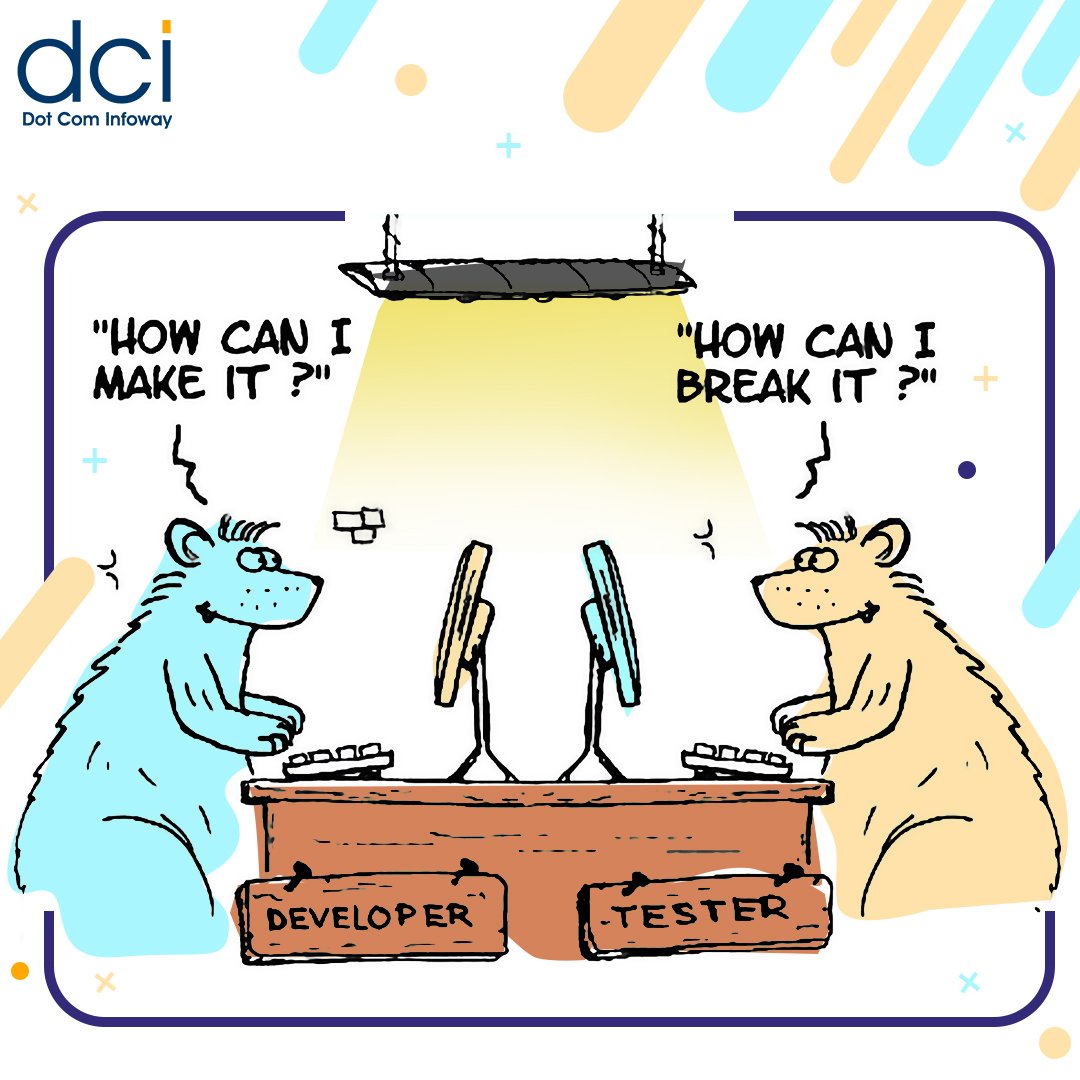 dotcominfoway's tweet photo. Programmer vs Tester π
Agree π
#DotComInfoway #Programming #Testing #QA #QualityAssurance #BugFinder #BestProgrammers #Coding #ProgrammervsTester #MobileAppDevelopers #DevelopmentMemes #FunFact #TestingMemes #SoftwareTesting #Bugs #ITmemes #CorporateMemes #Bug #AppDev https://t.co/AIqtZnSire