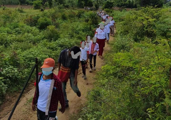 Khithitofficial's tweet photo. အရာတော်မြို့နယ်တွင် ယနေ့ စက်တင်ဘာလ ၁၁ ရက်နေ့က အကြမ်းဖက် စစ်ကောင်စီ ဖက်ဆစ် စစ်ခွေးတပ် တော်လှန်ရေး မြောက်လက်ကျေးရွာများ စုပေါင်းသပိတ်စစ်ကြောင်း ဦးဆောင်ကာ ချီတက် ဆန္ဒပြခဲ့ကြောင်း သိရသည်။ https://t.co/mVMAF35mTG