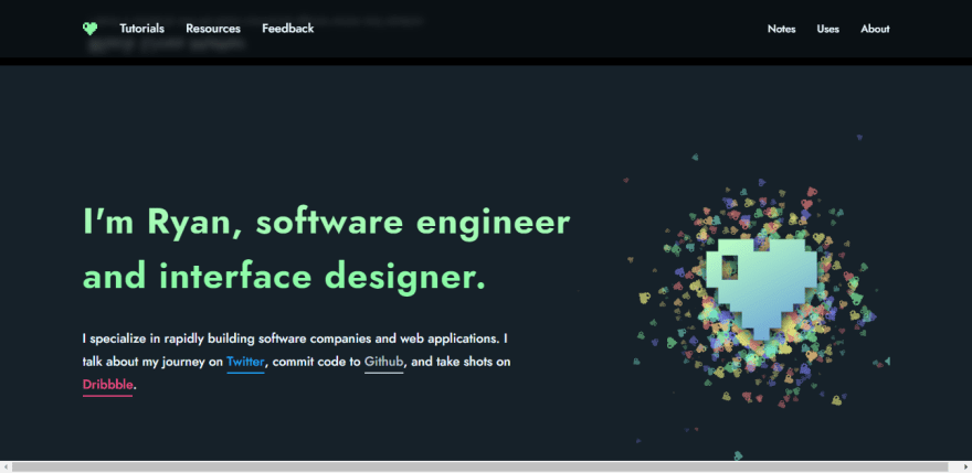 🔰15 Developer Portfolios to Inspire You: One of the toughest things to ...