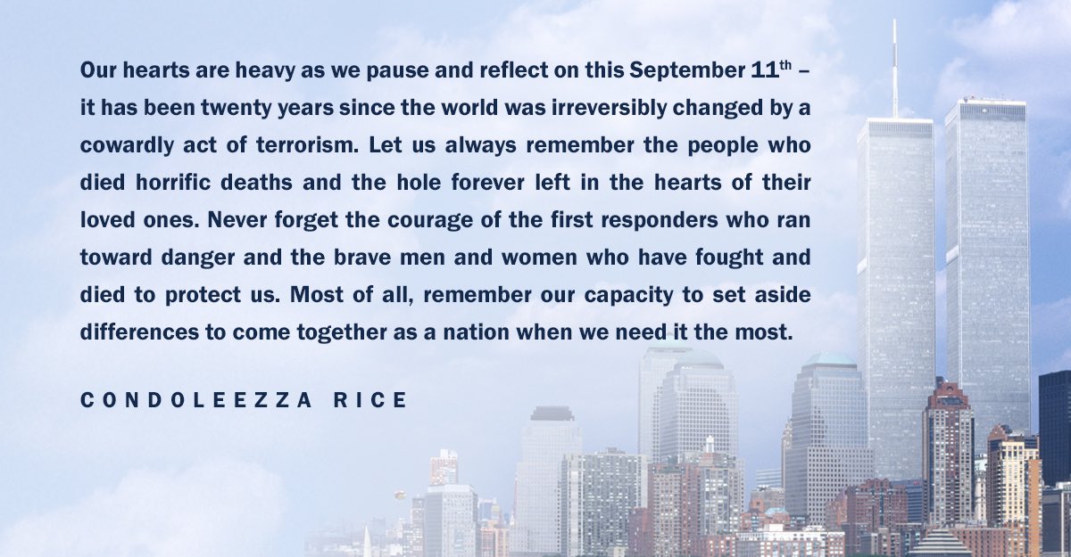 Condoleezza Rice (@condoleezzarice) on Twitter photo 