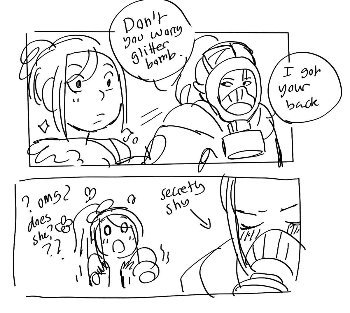 Two morons in a demon apocalypse 5 feet apart cuz they can't gay properly. 