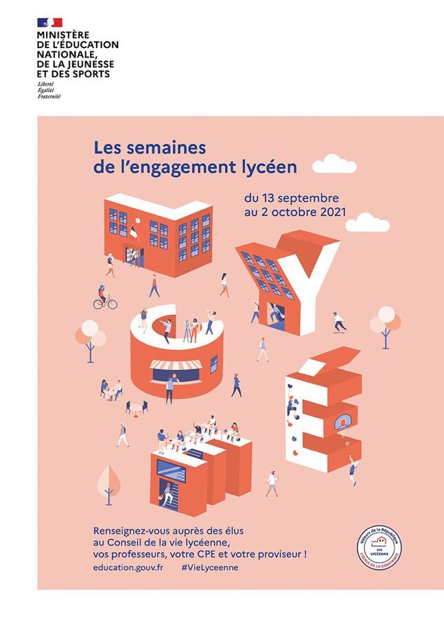 LalouxCecile's tweet photo. S’engager dans son EPLE et au sein de la communauté scolaire Les semaines de l'engagement du lundi 13 septembre au 2 octobre , information et échanges avec lycéens et collégiens sur les formes de l'engagement et la démocratie scolaire. @AcReims #DAVLC https://t.co/WCoIJNwQnK