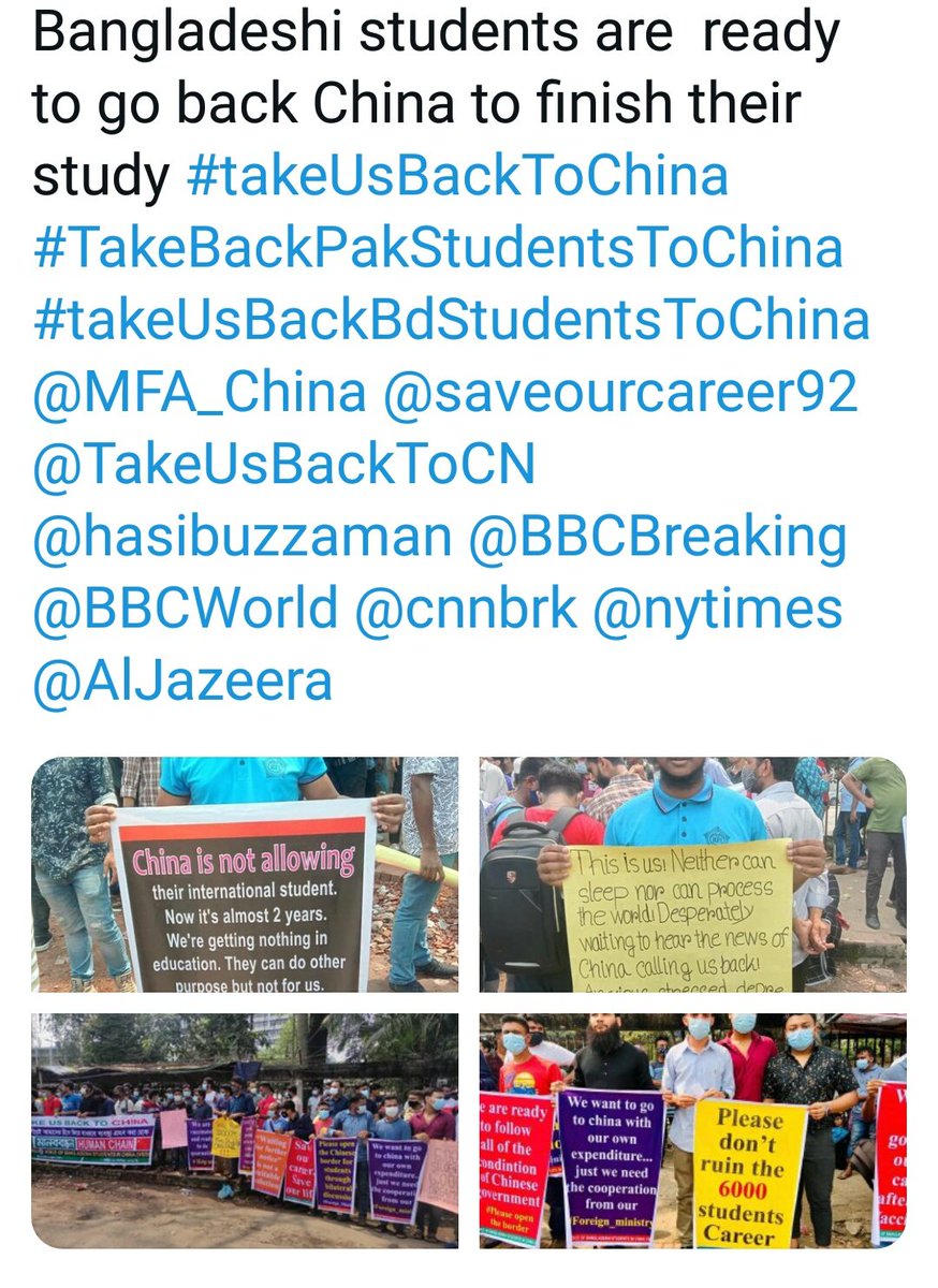 PhDsinUK's tweet photo. These all international students have a dream of equal education like chinese students. 2 year long visa ban only for international students.
#takeUsBackToChina
#พาเด็กไทยกลับจีน
#Release_our_stipends #AcademicChatter #hrw #MartinLutherking #EducationForAll #UNICEF #chinatruth https://t.co/UNbeOVNp0R