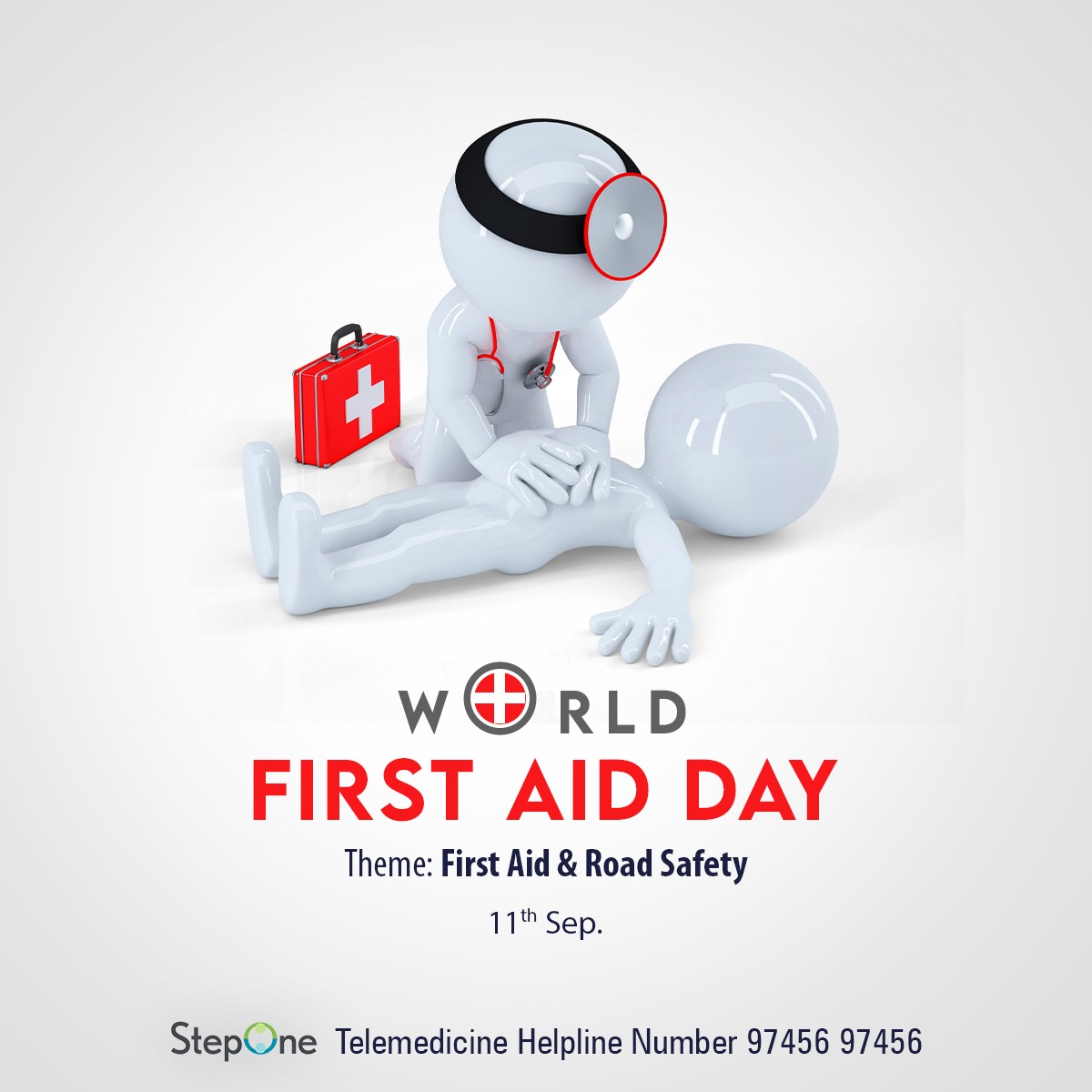 Projectstepone's tweet photo. Be a hero, save lives.
Support the first aid squad. Happy World First Aid Day.
#WorldFirstAidDay #WorldFirstAidDay2021
#StepOne #ProjectStepOne https://t.co/OkEPh4DVPV