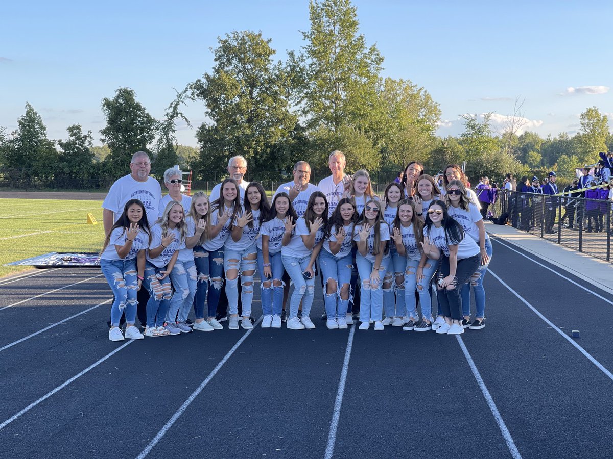 What a night 💜🥎 Celebrating these champs!!!