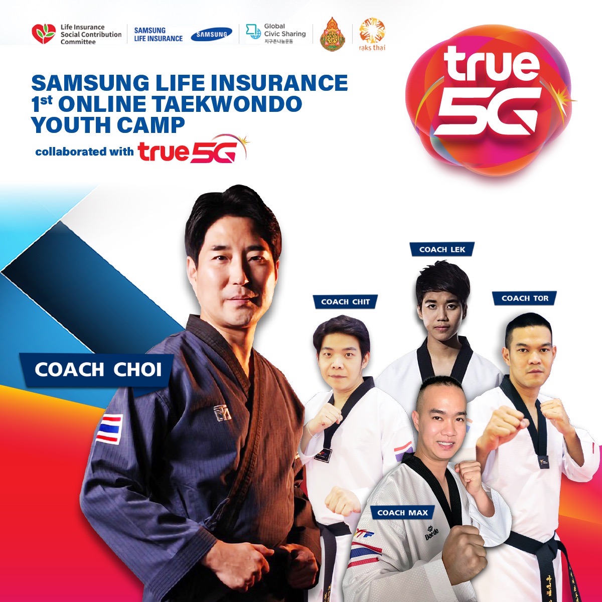TrueMoveH's tweet photo. เพราะกีฬาไม่ได้อยู่แค่ในสนาม…
ทรู 5G ย้ำอีกหนึ่งพลังเชื่อมโยงการเรียนรู้และสปิริตสู่เยาวชนไทยทั่วประเทศ ในโครงการค่ายเยาวชน “Samsung Life Insurance 1st Online Taekwondo Youth Camp collaborated with True
#bestwithtrue5g #True5G #TrueVRoom #TrueID #TaekWondoYouthCamp https://t.co/jskNzrhr99