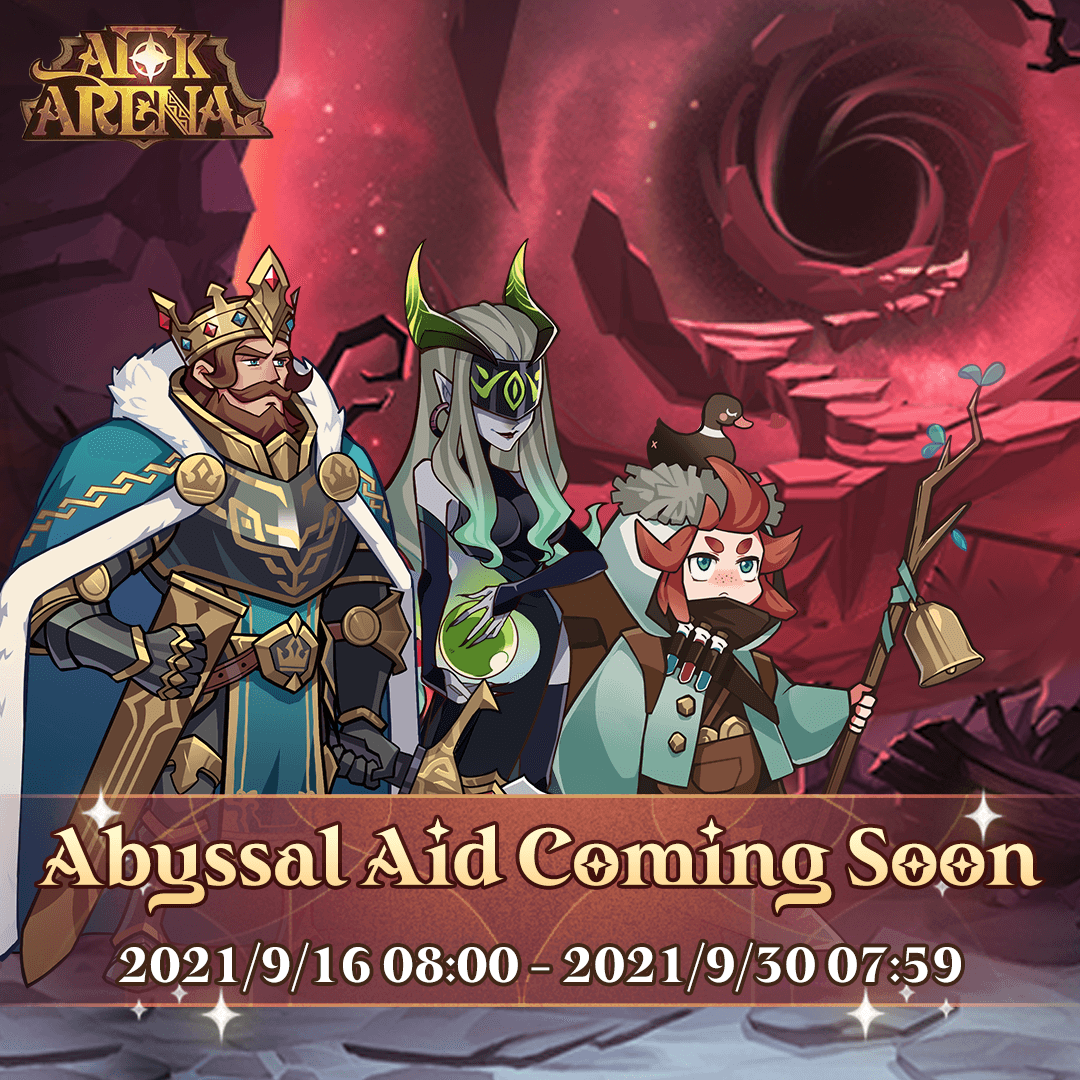 AFK Arena on Twitter "The teamplay mode of Dismal Maze Abyssal Aid will arrive soon! Fight