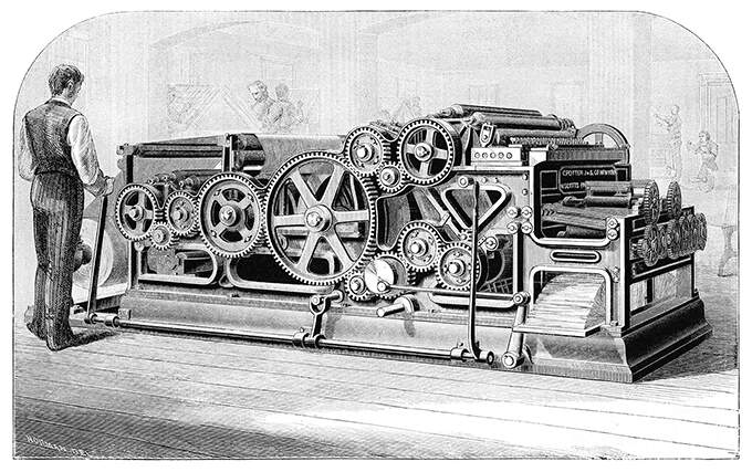Сделай 1800. Печатный станок. Печатный пресс. Паровая печатная машина. Старый Типографский станок.