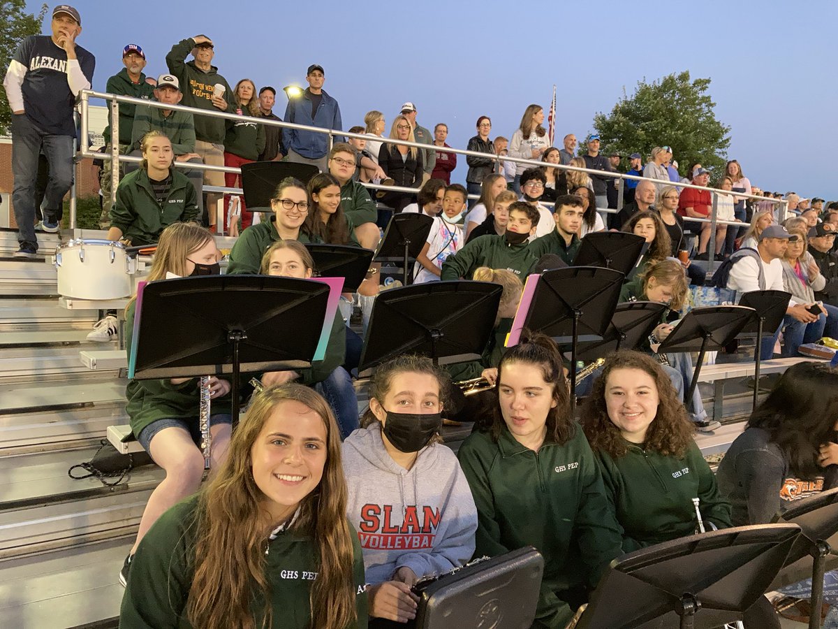 GHSPEP's tweet image. Beautiful night and awesome opening game of the season! Great job to members of @GHSPEP and a big thank you to our dedicated music boosters.