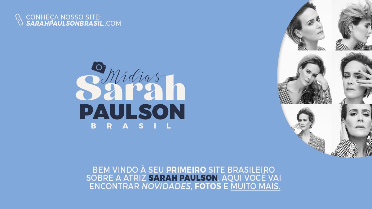 Sarah Paulson Brasil | Mídias tweet media