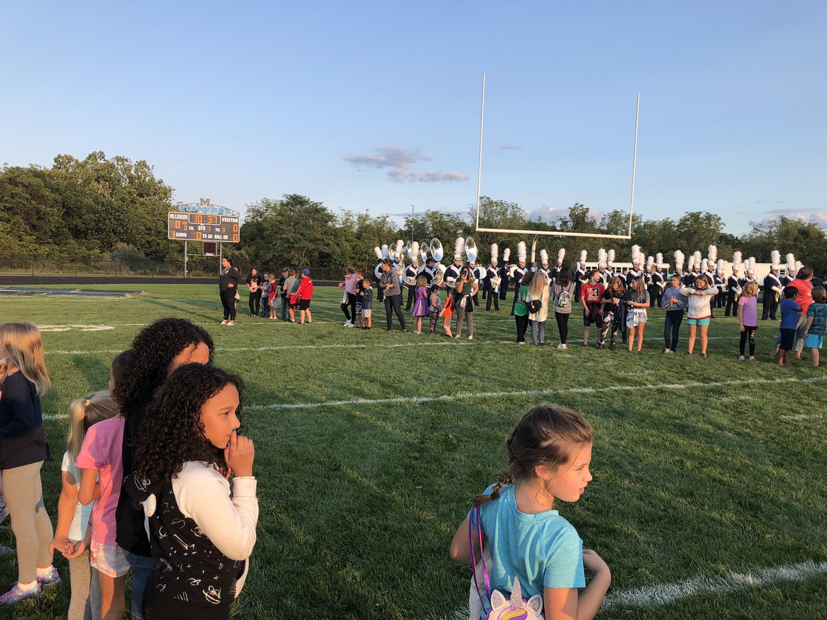 Thanks <a href="/MHSPioneers/">Millbrook Pioneers Activities</a> for inviting our students and staff over to bring the football team onto the field. Our future Pioneers had a blast!