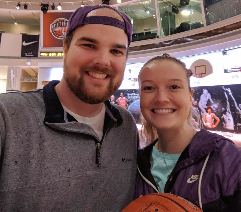 emilyymiles's tweet photo. Throwback to our time visiting @Hoophall in honour of @chrisbosh #21HoopClass ceremony this weekend ✌️ #BoshHOF #NBAHOF @Raptors https://t.co/eOF93nRFa5