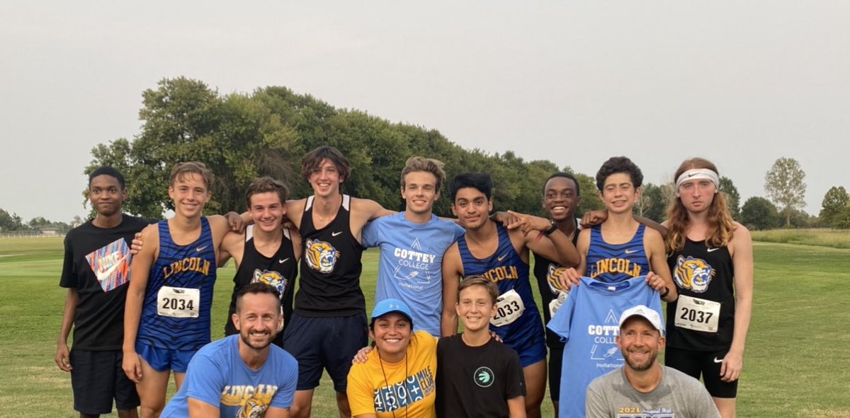 LCPA_XC's tweet photo. PRs in Nevada, MO! 

Girls’ PRs:
Emma Rivera - 26:36
Keylit Gomez - 26:56
Lucy Penrose - 28:52

Girls: 6th!

Boys’ PRs:
Coleman Keck - 18:40
Jonas Clark - 21:15
Trubey Barr - 21:21
Albert Turner - 22:36

Boys: 2nd! 

Great day @ the Twilight Invitational hosted by Cottey College! https://t.co/NpG18bbyql
