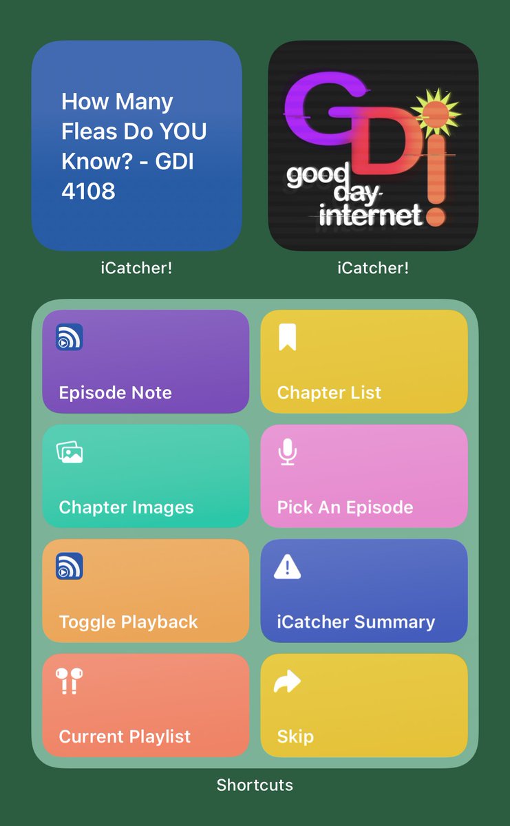 joeisanerd's tweet photo. iCatcher 6.7.10 out now. Lots of little updates. Added shortcuts so you can make something like this if you’re really nerdy. #iCatcher https://t.co/gx7d33cPb6