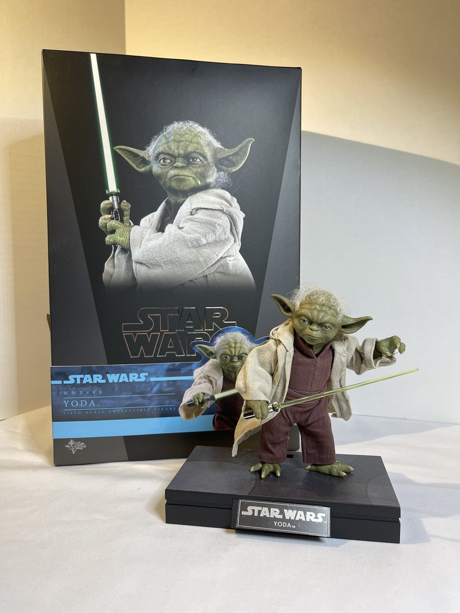 KSGeekMan's tweet photo. The @hottoysofficial Yoda MMS495 is unbelievable. The detail on that head sculpt. Wow. #yoda #hottoys #starwars #attackoftheclones #goodstarwars https://t.co/UCOGO5U7qE