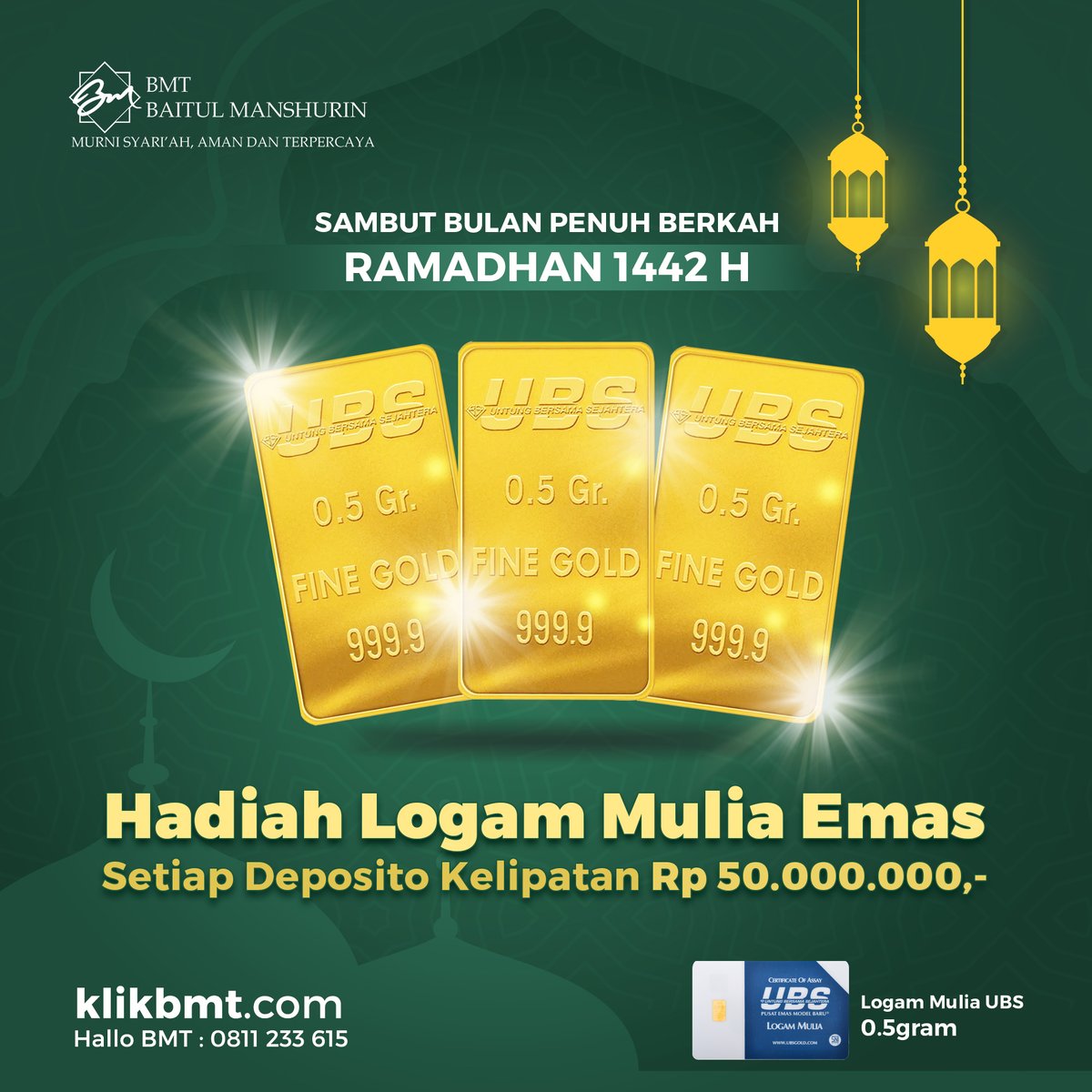 bmtpusat's tweet photo. hadiah logam mulia dengan deposit #logammulia #emas #logammuliaantam #k #investasiemas #emasmurni #antam #nabungemas #emasantam #gram #jualemas #emasbatangan #karat #perhiasan #tokoemas #emasmurah #investasi #gelangemas https://t.co/TmQfV22huX