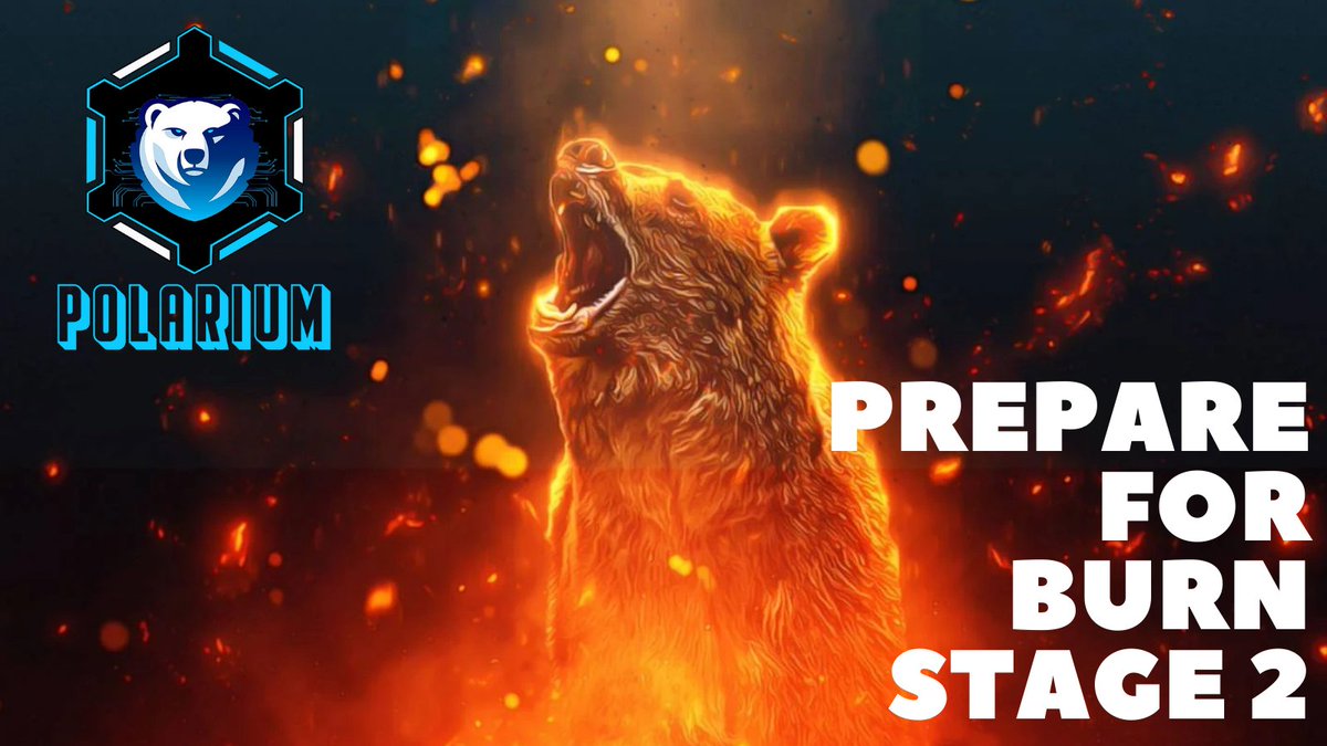 polariumtoken's tweet photo. GET YOURSELF READY AT POLARIUM BURNING STAGE TWO 🔥🔥

#POLARIUM #BURN #TOKENOMICS #tokens https://t.co/EcWOAWFVYm
