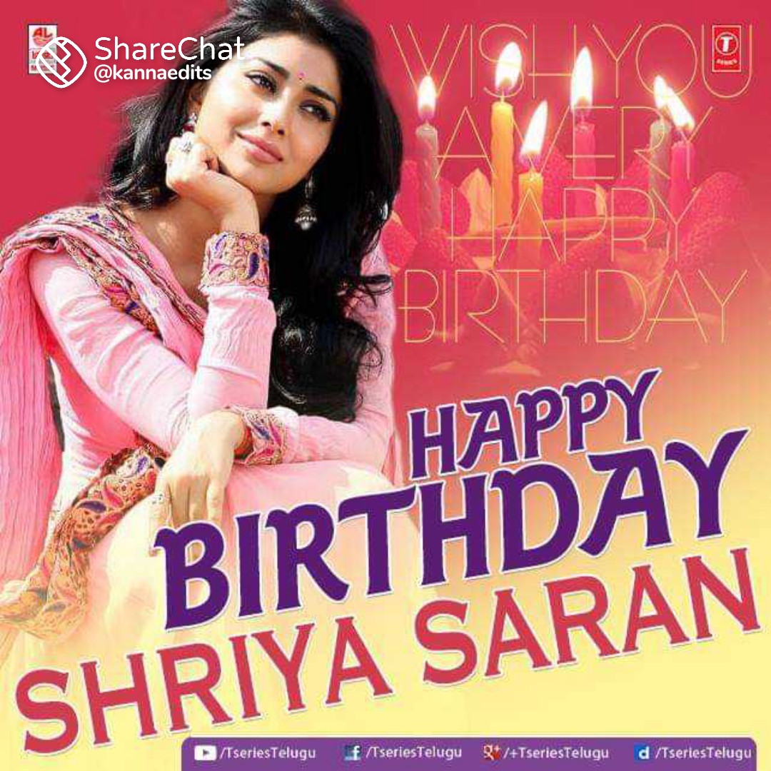 Happy birthday Shriya Saran garu   