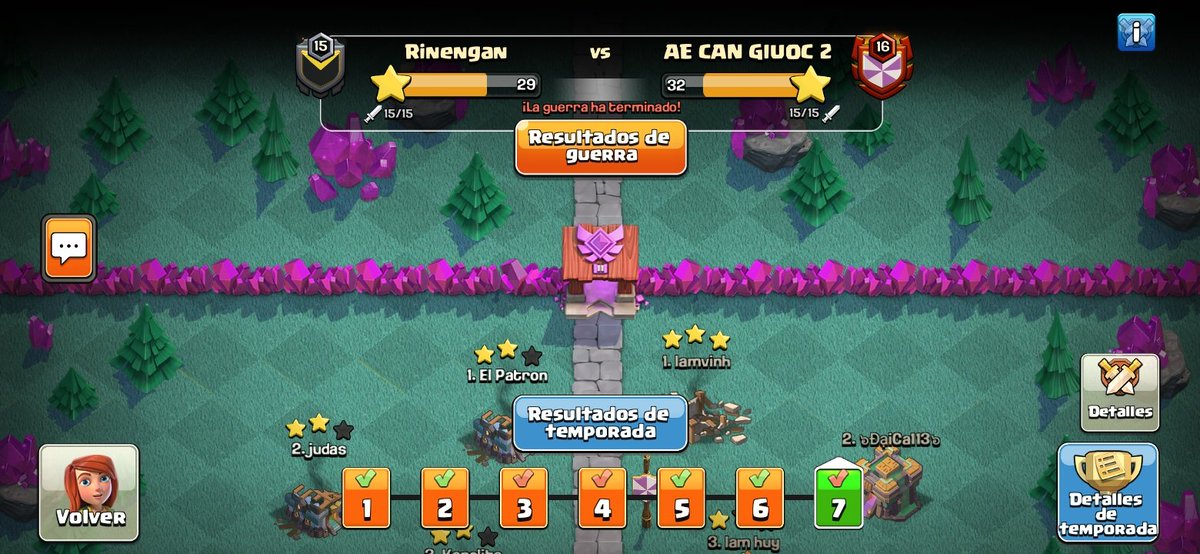 Rinengan13's tweet photo. ¡Final de nuestras ligas de guerras!

#ClashOfClans
#Clash
#LigasDeGuerras
#ClanRinengan https://t.co/BaXHA0Mukr