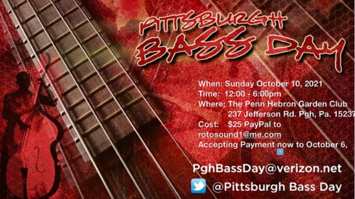 Pittsburgh Bass Day tweet media