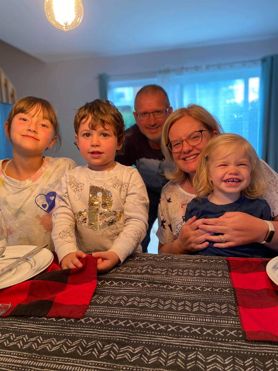 My 3 grandchildren #blessed #familytime #birthdaygirl Layla turned 9