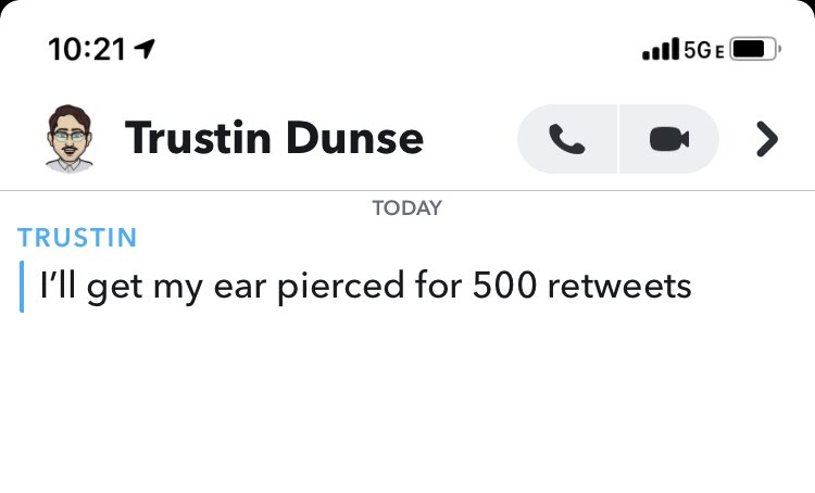 Jacob_Maguire33's tweet photo. Please help me make @TrustinLennon get his ear pierced https://t.co/S4CHgLBkLc