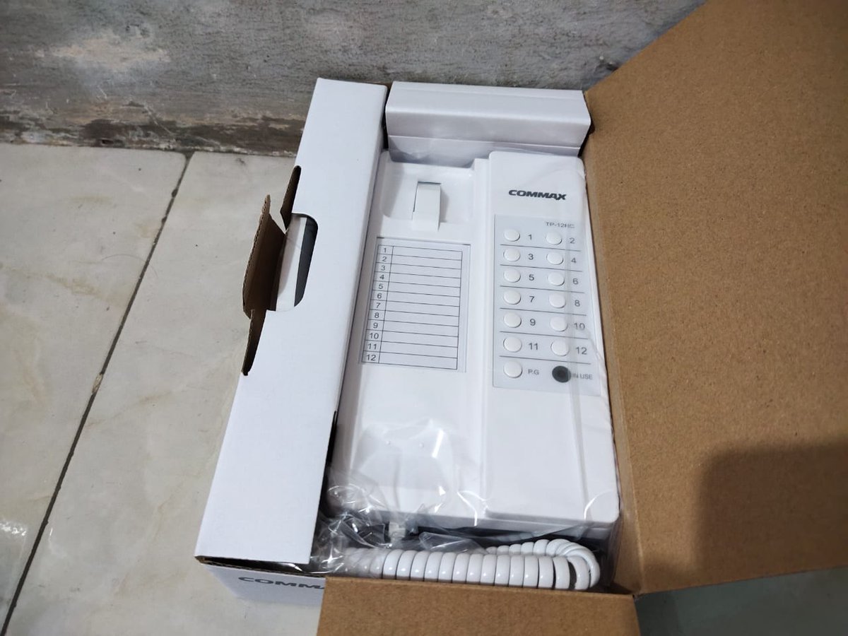 GandamanaKom's tweet photo. Interphone Commax Model TP-12RC
Barang Siap di Kirim Ke Santosa Hospital Bandung Kopo
Hubungi Gandamana Komputer untuk memesan dan juga bertanya lebih lengkap.
Telp:
1. (022) 20582165
2. 0857-2042-2877
#gandamanakomputer #gandamanaenterprise #interphone #commax https://t.co/G4K2s99cqN