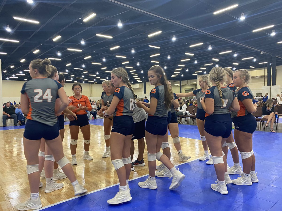 GHSVolleyball2's tweet photo. Starting the Rocky Top tourney off 2-0 in pool play against Cosby and Elizabethton. Lady Grizzlies will be playing in the gold bracket tomorrow starting at 8 against Cherokee Bluff High School. https://t.co/Qumnib8OwB
