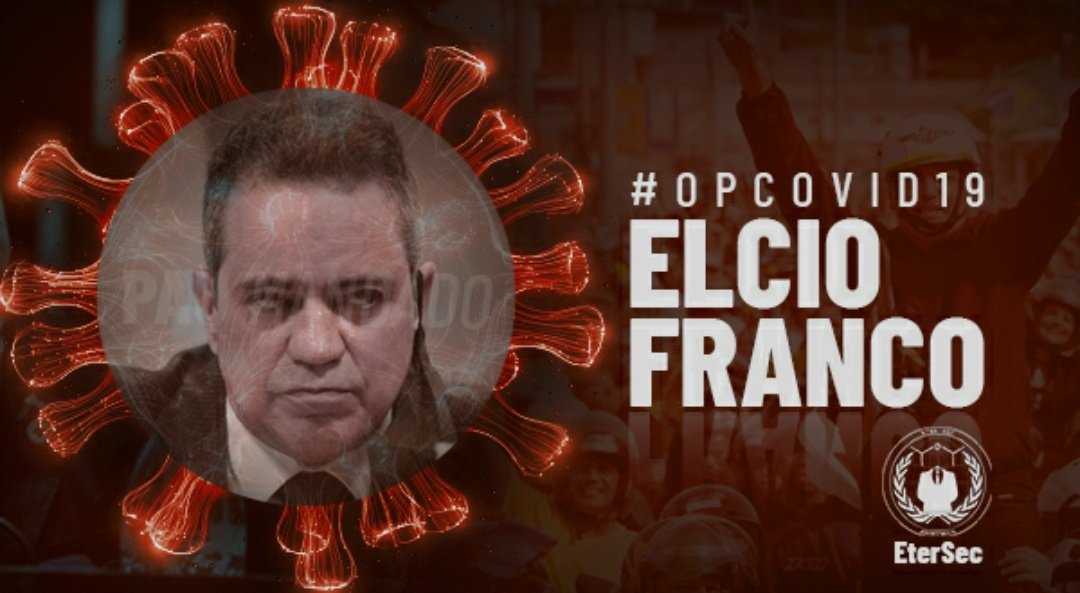Anonymo83390772's tweet photo. #Anonymous  #OpCovid19 🇧🇷
Élcio Franco tem ligações diretas com outros militares envolvidos nas negociações da compra dessas vacinas, além da ser uma pessoa muito próxima ao Presidente Bolsonaro.

Confira suas informações:

PT->https://t.co/4BE9UM9Hmq
EN->https://t.co/Ocbaq3ygzy https://t.co/zjm4xTu42W
