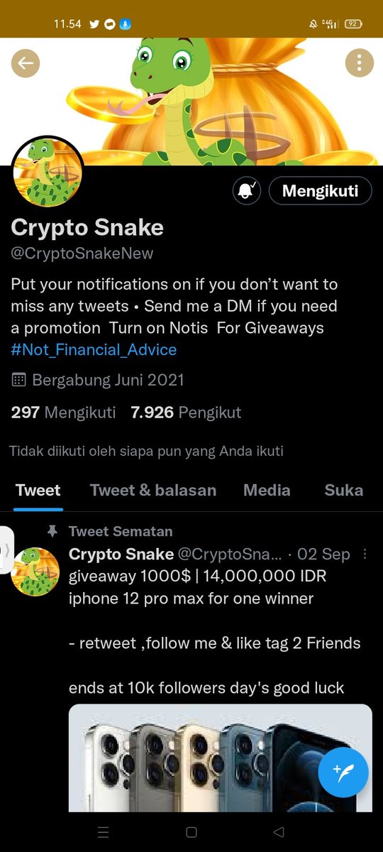 Loli200631's tweet photo. @CryptoSnakeNew Great project sir all done sir

@pemburu40131346
@Ukartole

USDT address :TWZ95fWGAq3of22fedYpCpm9gTunzeFXQq https://t.co/zkDWemjWNL
