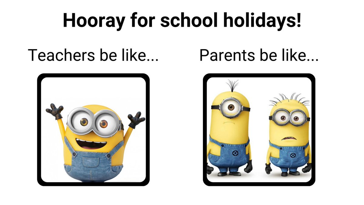🏫School's out!🏫 

What's your vibe? 

#SchoolHolidays #EndofTerm3 #HomeSchooling #Lockdown #PrimaryTeachers #Twinkl