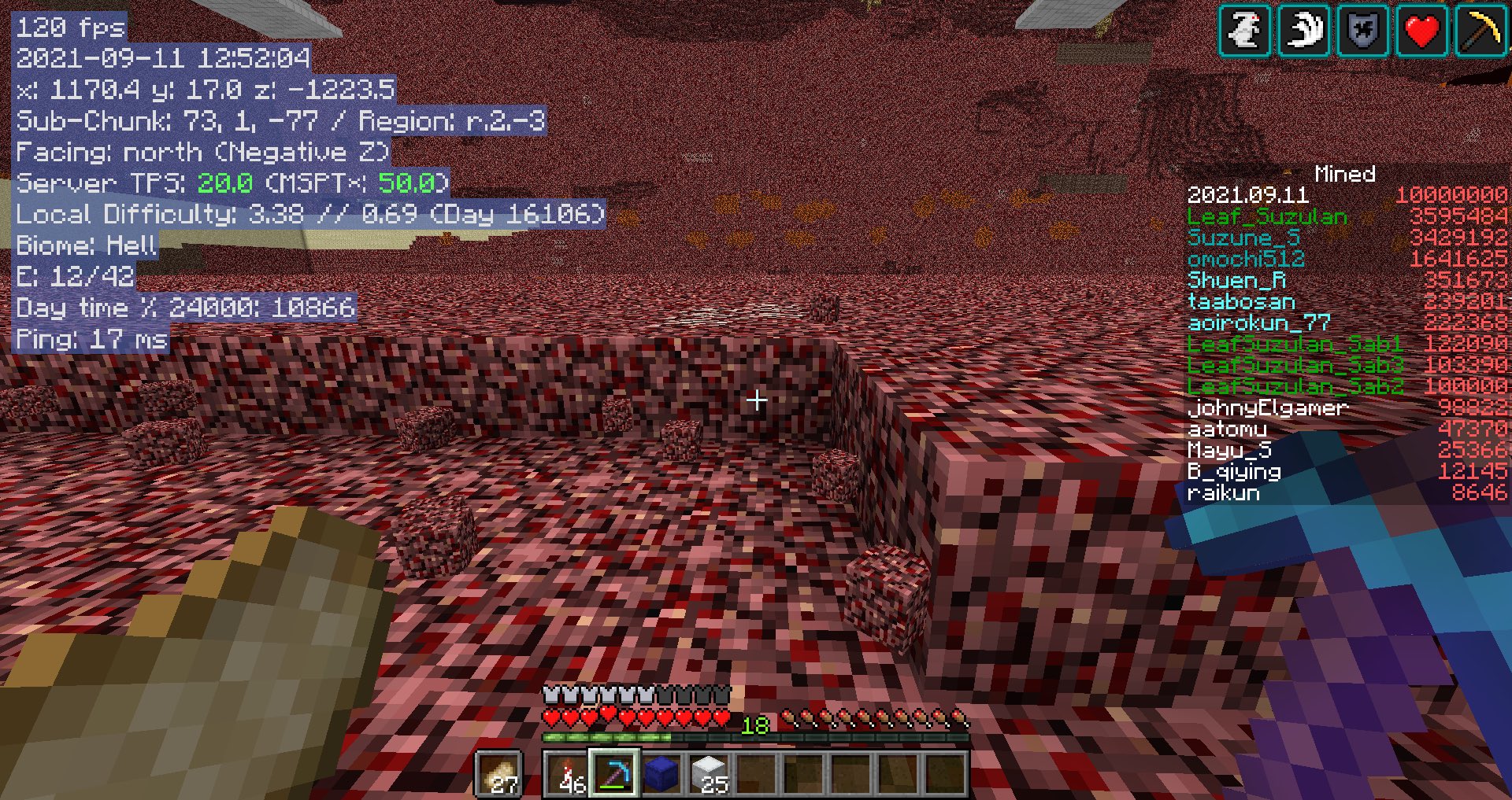 Leaf Suzulan マイクラ技術勢 ダイヤピッケル使用回数の合計が1000万回到達しました Leafcraft Minecraft マインクラフト T Co U6xo5jpfcn Twitter