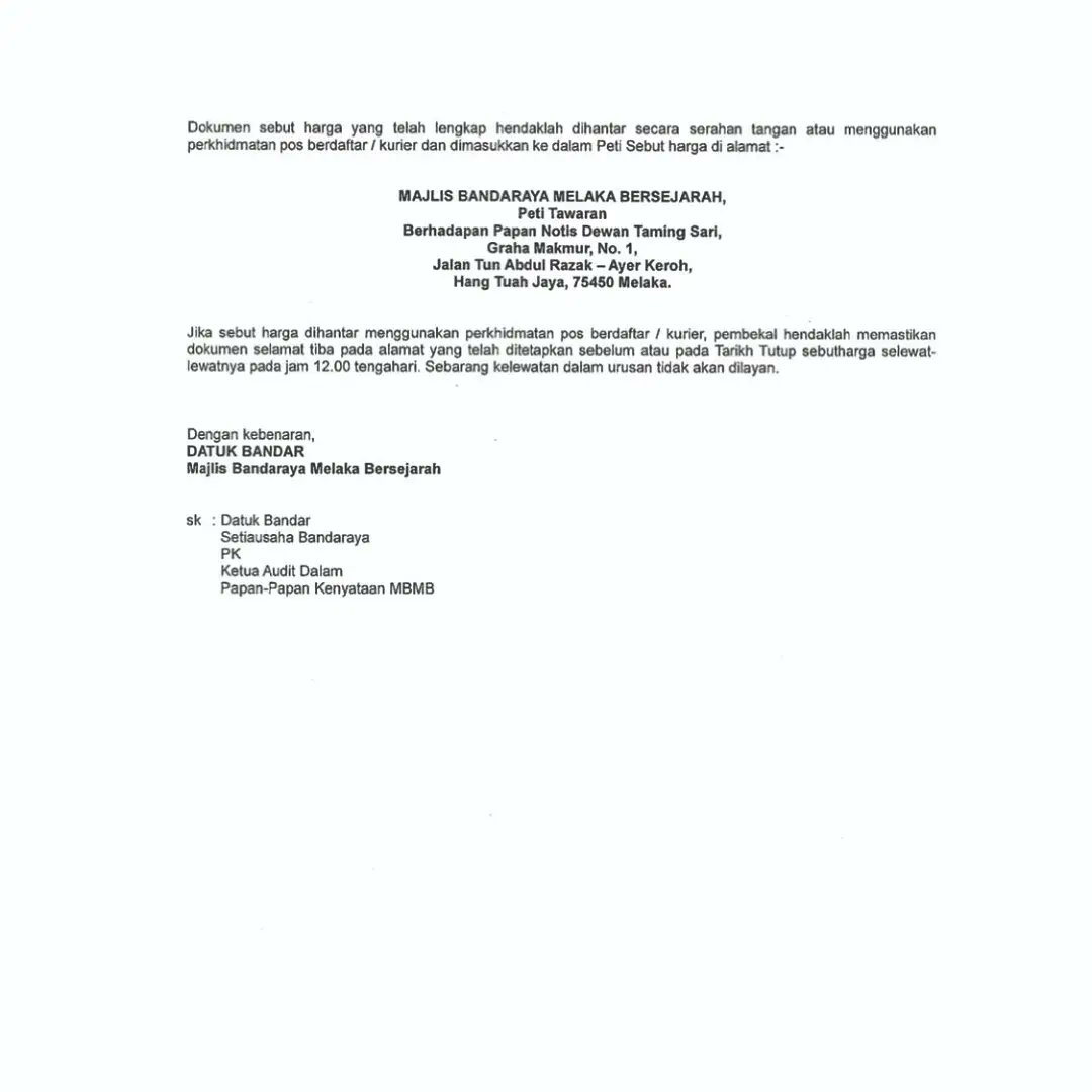 Majlis Bandaraya Melaka Bersejarah Mbmbofficial Twitter