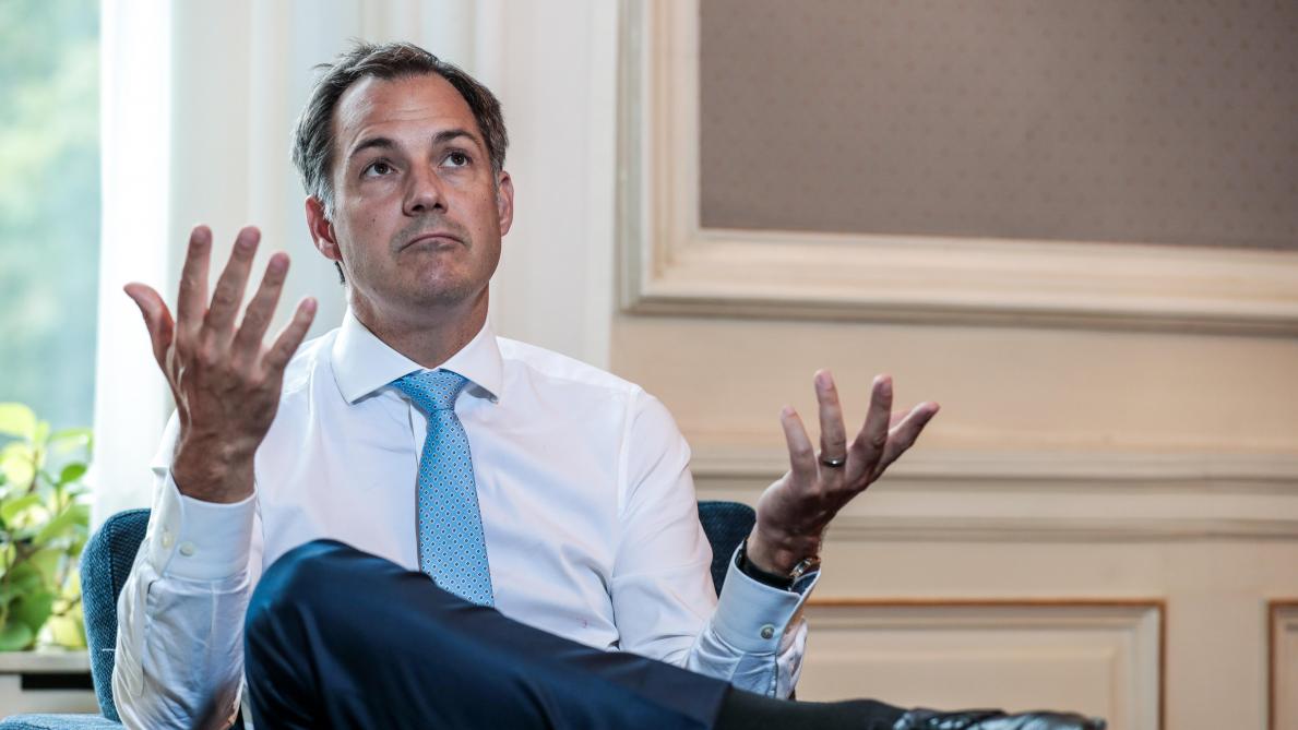 lesoir's tweet photo. Alexander De Croo: «La vaccination obligatoire, c’est purement théorique et rhétorique, je n’y suis pas favorable» https://t.co/0ADcId7XTs https://t.co/Dm9NgWXyYO