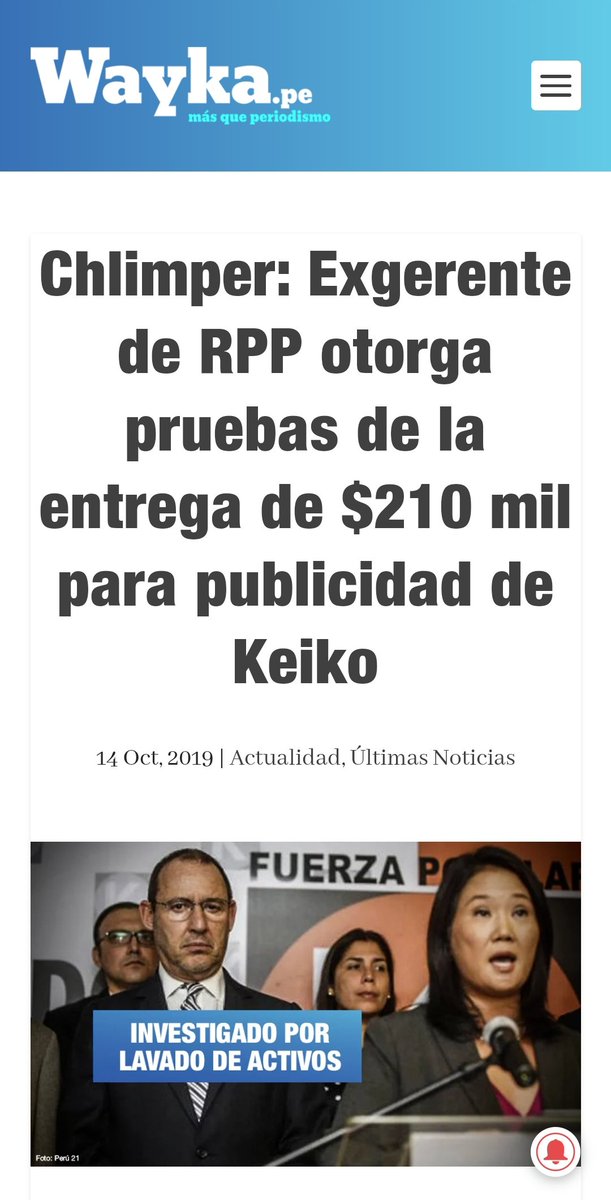 XimR_R's tweet photo. Y cómo se deja calladita a la #PrensaBasura?? 🤫
Pues el #Fujimorismo lo sabe...y si eres fiel como #Chlimper, te ganas tu carguito en el @bcrpoficial 👇🏻 https://t.co/pjEJBk3gLQ
