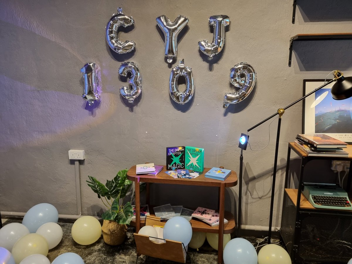 theYJproject's tweet photo. Day 2 of #YJProject is open! 💙🦊

Feel free to take photos and share them using the hashtag: #YJDaySG

If you're interested in our event goods, do approach us to purchase! Profits will be donated~ Share the love!

See you! https://t.co/UMQhDcFt42